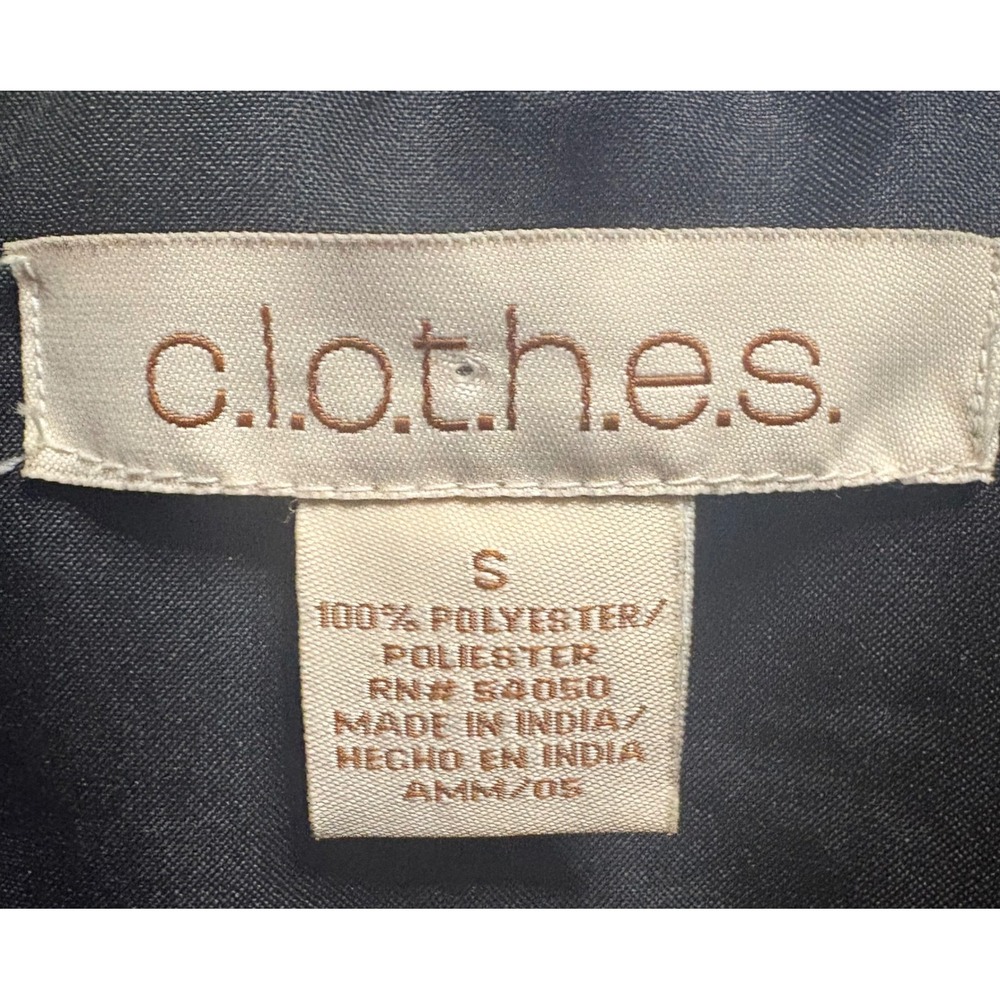 Clothes Patchwork Quilted Jacket Womens Small Blu… - image 3